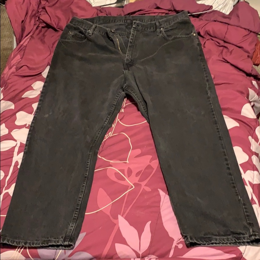 Men’s black wrangler jeans 42x30